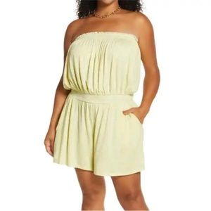 Nordstrom BP SZ Large Romper Black & White Patchwork